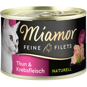 Miamor Katzen-Nassfutter Thunfisch & Krebsfleisch, 156g Dose.