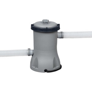 Bestway Flowclear Filterpumpe (2.006 l/h) mit Schläuchen für Pools.