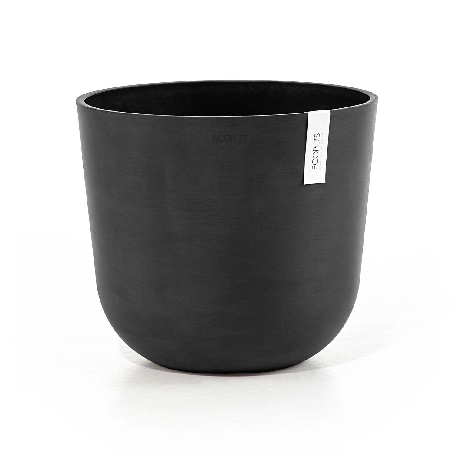 Ecopots Pflanztopf Oslo Dunkelgrau 35 cm x 30,5 cm