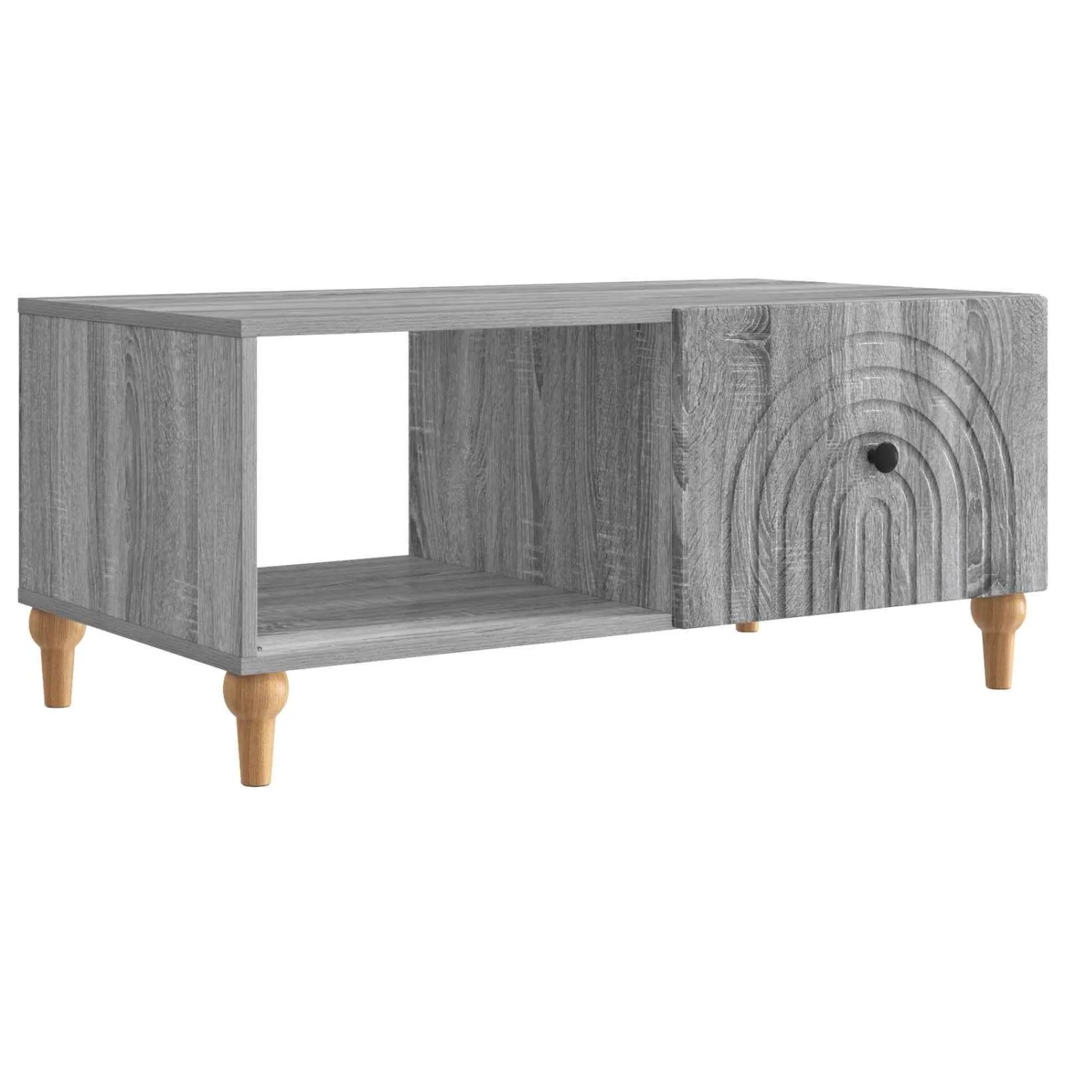 vidaXL Couchtisch Graues Sonoma 90 x 50 x 40 cm Holzwerkstoff 894271