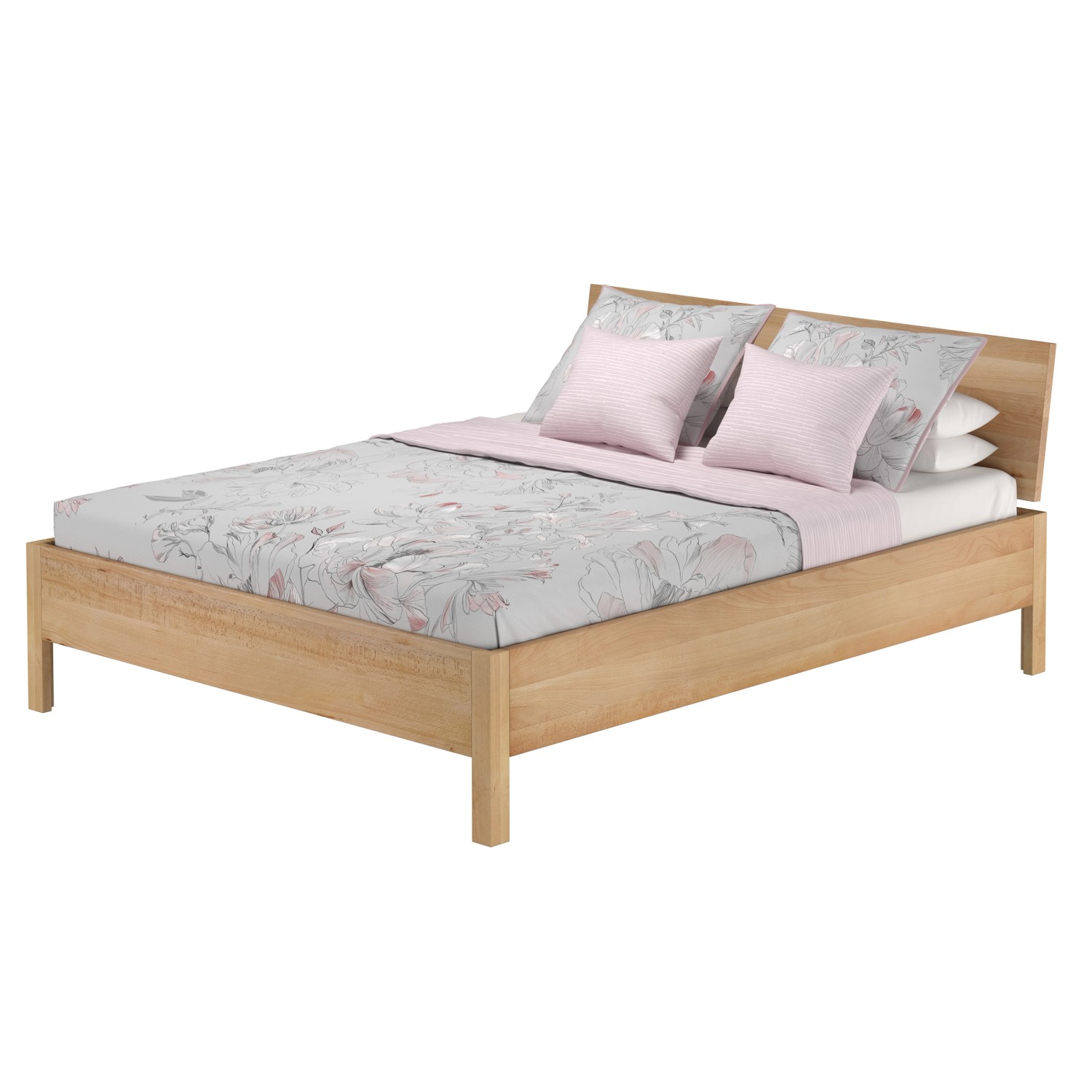 Erst-Holz Doppelbett Metallfrei 160 x 200 Massives Buchenholz Modell 93 Rol günstig online kaufen