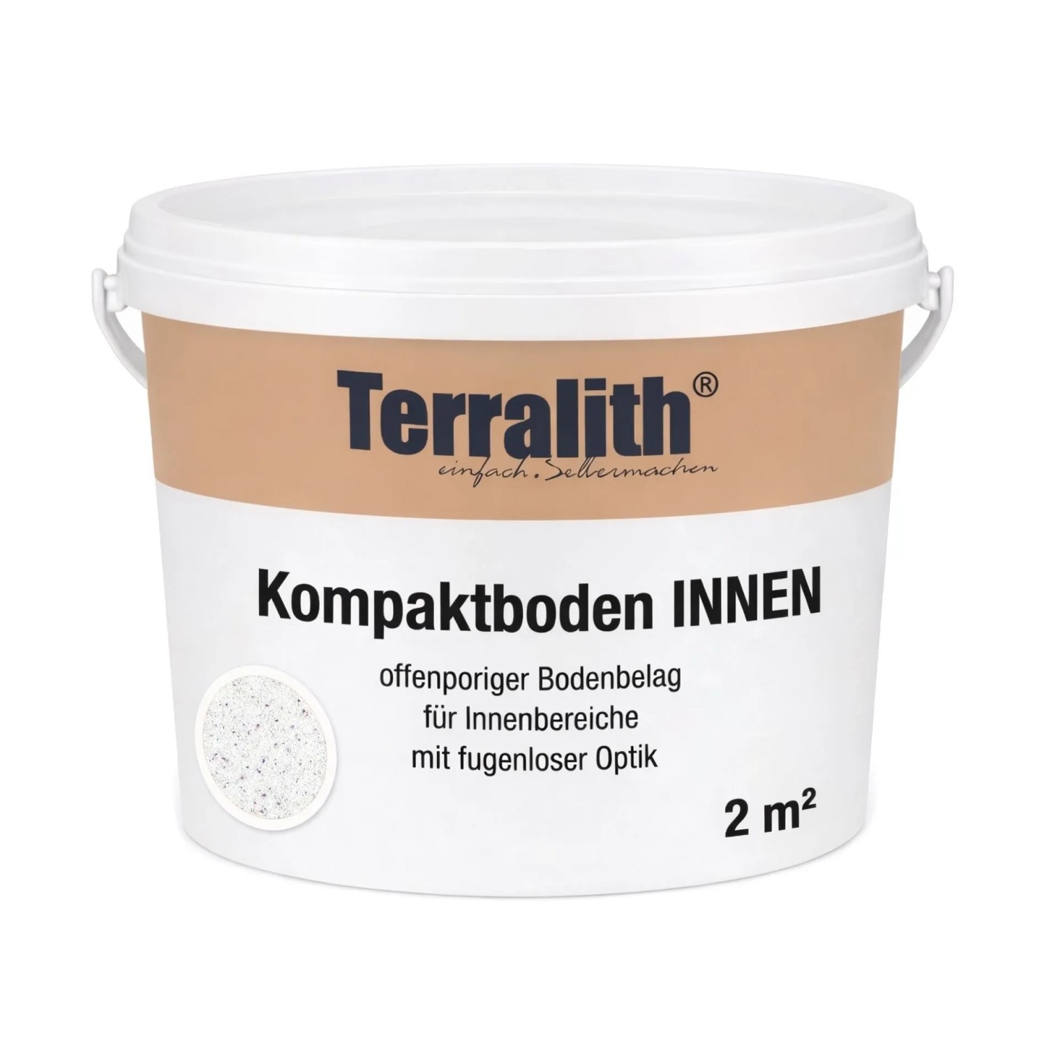 Terralith Kompaktboden Mix Bianco 108 für 2 m²
