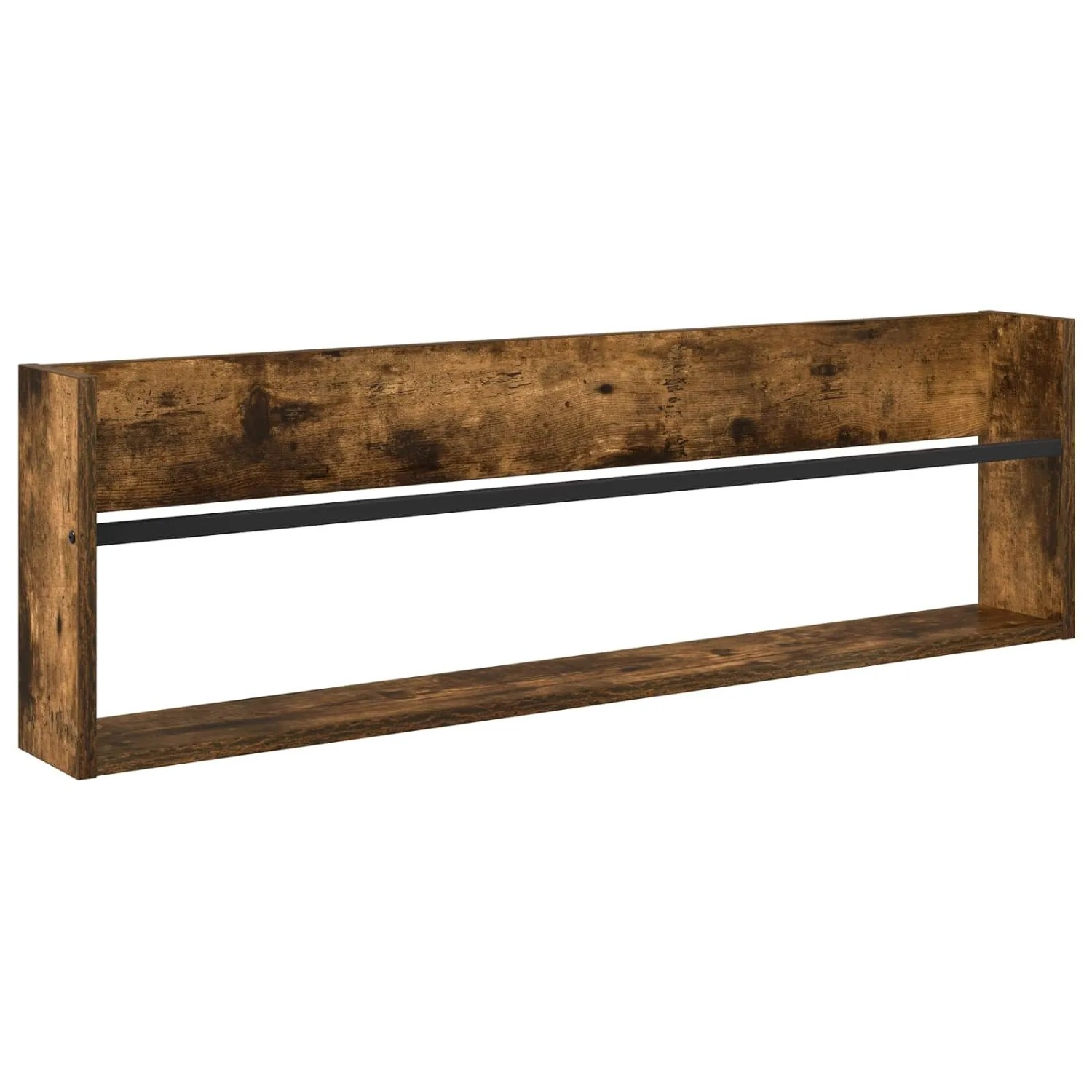 vidaXL Magazinregal Geräucherte Eiche 100 x 12 x 30 cm Holzwerkstoff 890820