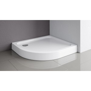 Schulte Duschwannen-Set ExpressPlus Viertelkreis, 90x90 cm, Alpinweiß. Ideal für kleine Bäder.