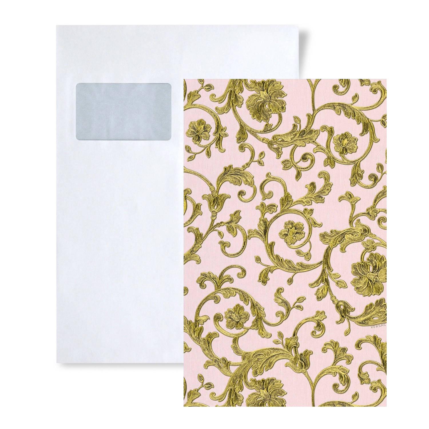 PROFHOME 1 MUSTERSTÜCK S-343264-GU DIN A4 MUSTER der Blumen Tapete günstig online kaufen
