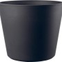 Anthrazitfarbener Deroma Pflanztopf Origin Plant Pot, 58 cm, für Innen- und Außenbereich.
