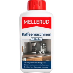 Mellerud Entkalker für Espresso- und Pad-Kaffeemaschinen, 0,5 l Flasche.