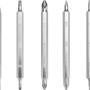 LUX Schraubendreher-Set Multi Bits 14-in-1: Verschiedene Schraubendreher-Bits im Detail.