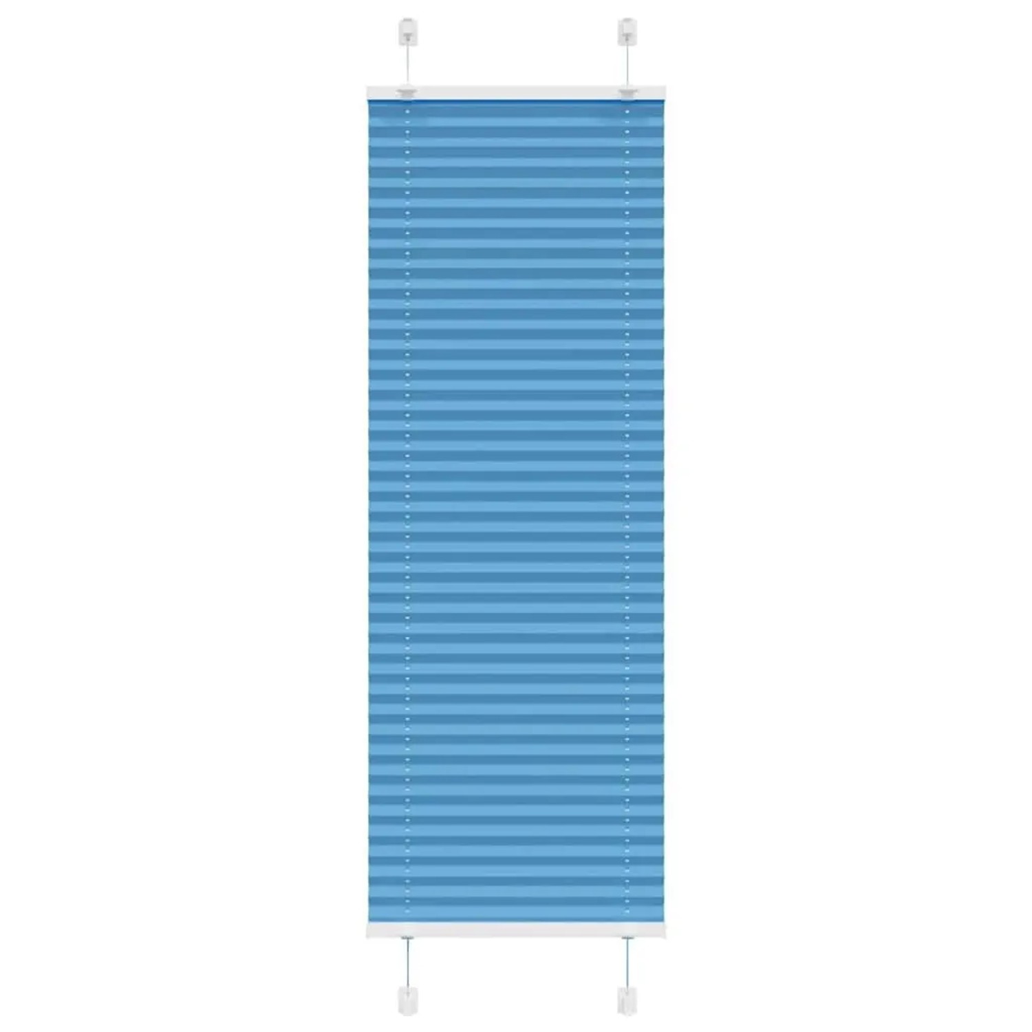 vidaXL Plissee Blau 45x150 cm Stoffbreite 44,4 cm Polyester 4015183 günstig online kaufen