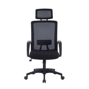 Jet-Line Ergonomischer Bürostuhl Winnipeg Mesh Schwarz Verstellbar Rückenstütze/Armlehne/Sitzfläche