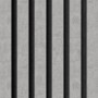 Akustikpaneel Muster Betongrau mit schwarzen Filzstreifen. Wandpaneel für bessere Raumakustik.