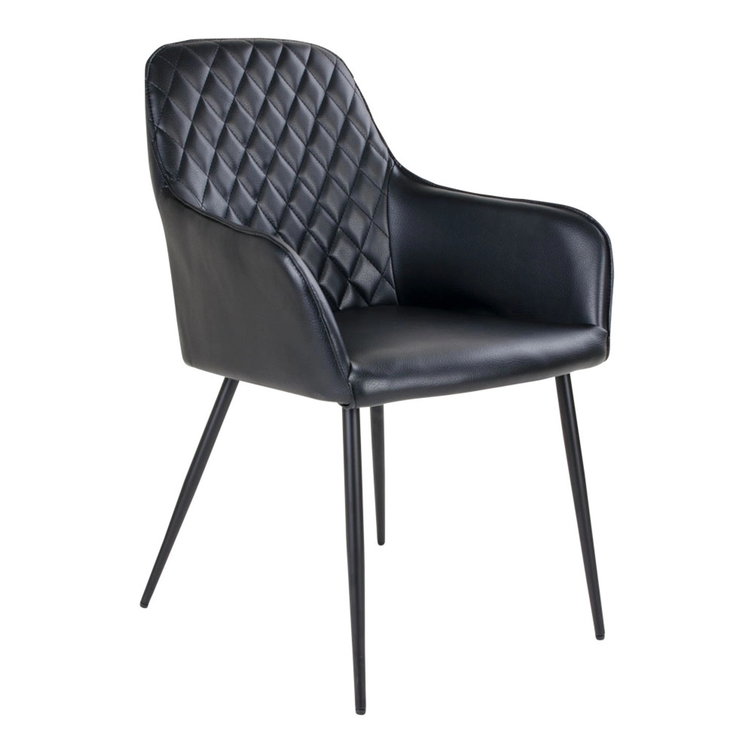 ebuy24 Hasse Esszimmerstuhl Schwarz PU Kunstleder günstig online kaufen