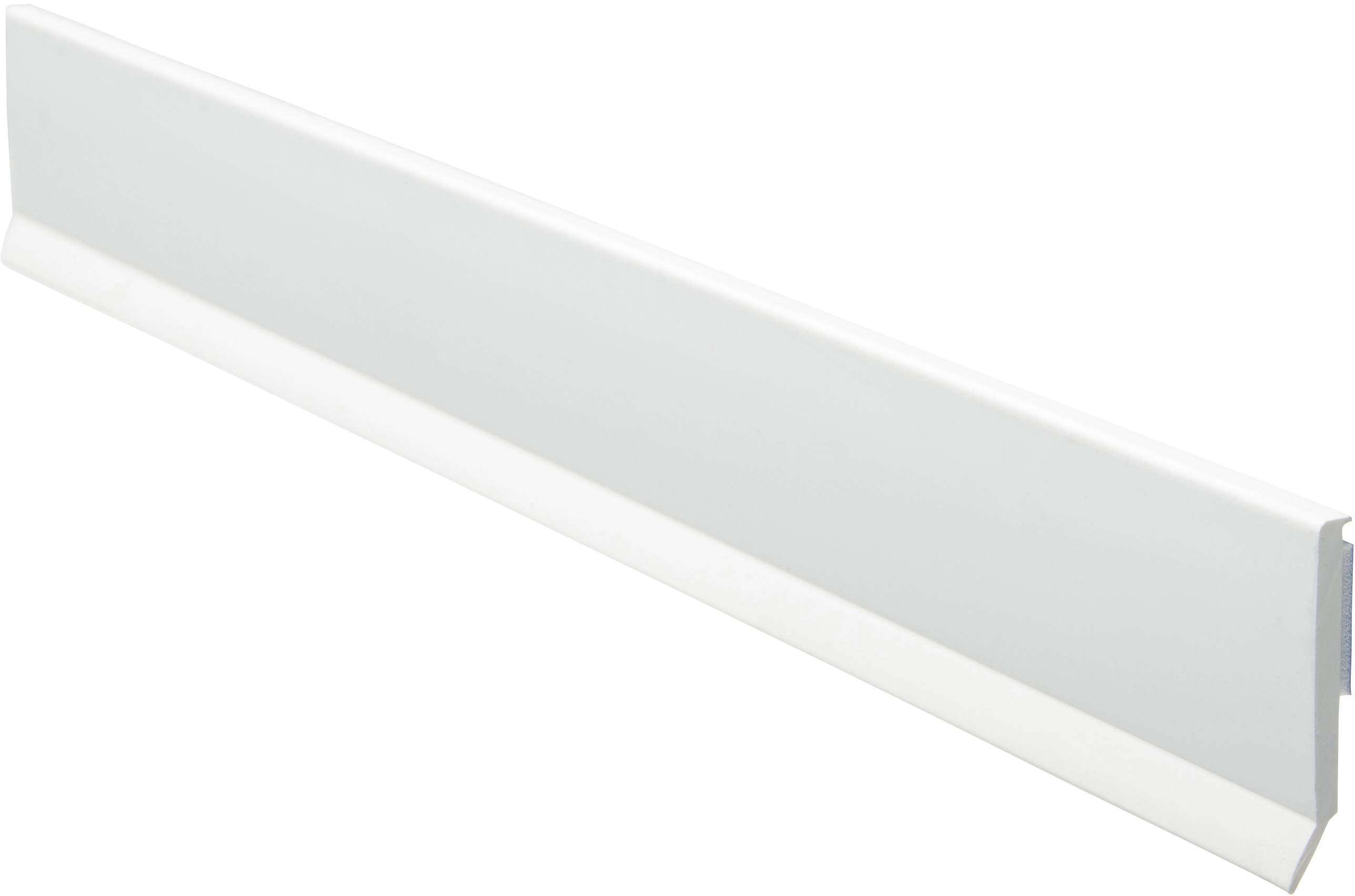 Fensterleiste Flachprofil PVC mit Lippe selbstklebend 30mm breit