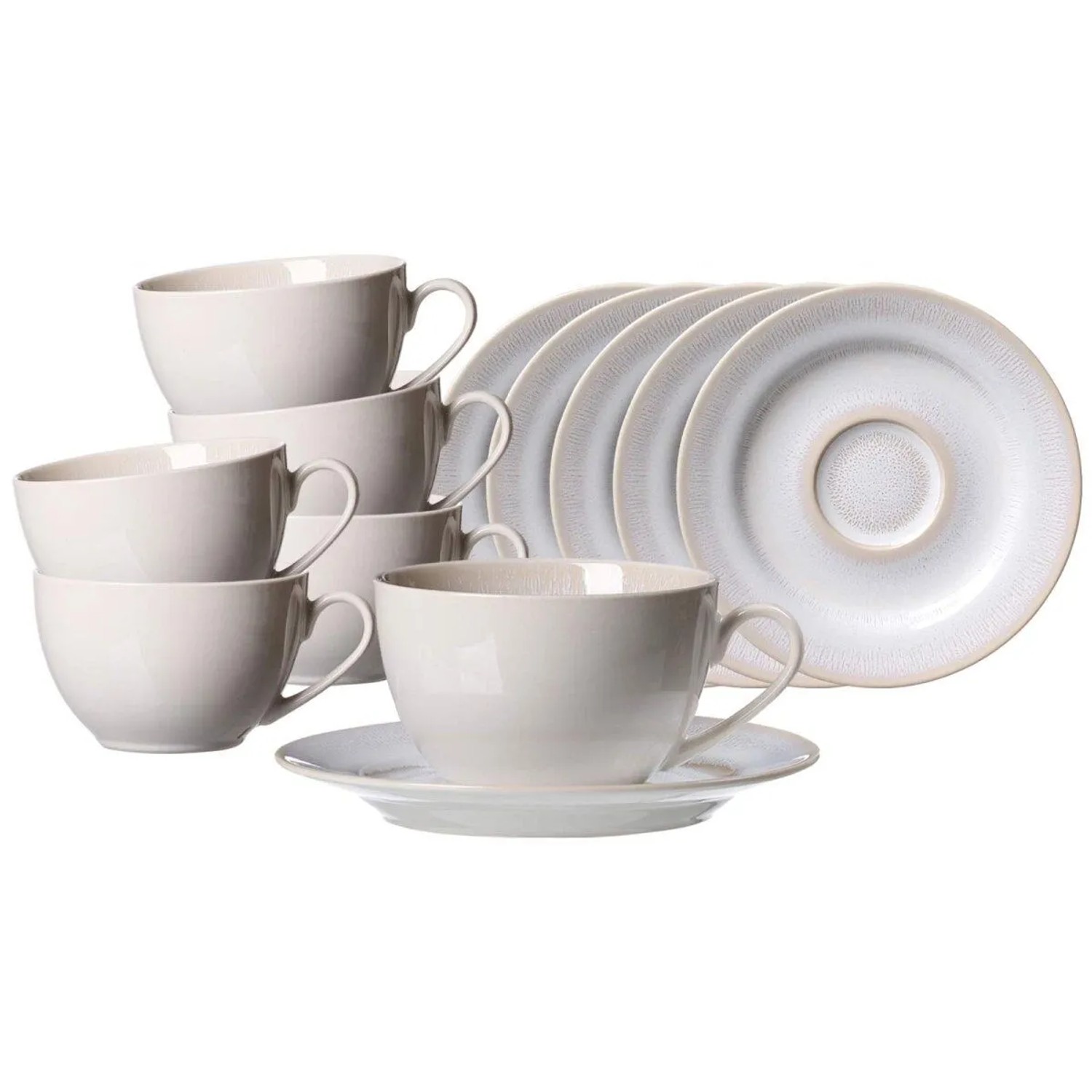 Ritzenhoff & Breker Laredo Kaffeetasse mit Untertasse 220 ml 6er Set