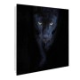 Banjado Schlüsselkasten mit Glasfront, Motiv schwarzer Panther, 30x30cm, 50 Haken.