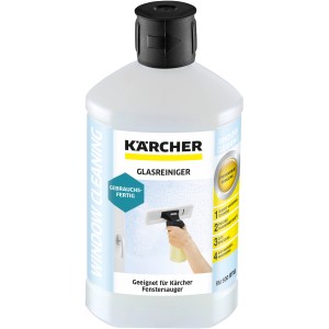 Kärcher Glasreiniger RM 500 RTU 1 l Flasche für streifenfreie Fensterreinigung.