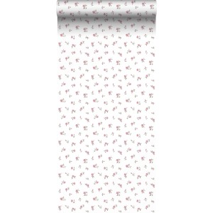 Sanders & Sanders Tapete Blumen Rosa 50 x 900 cm