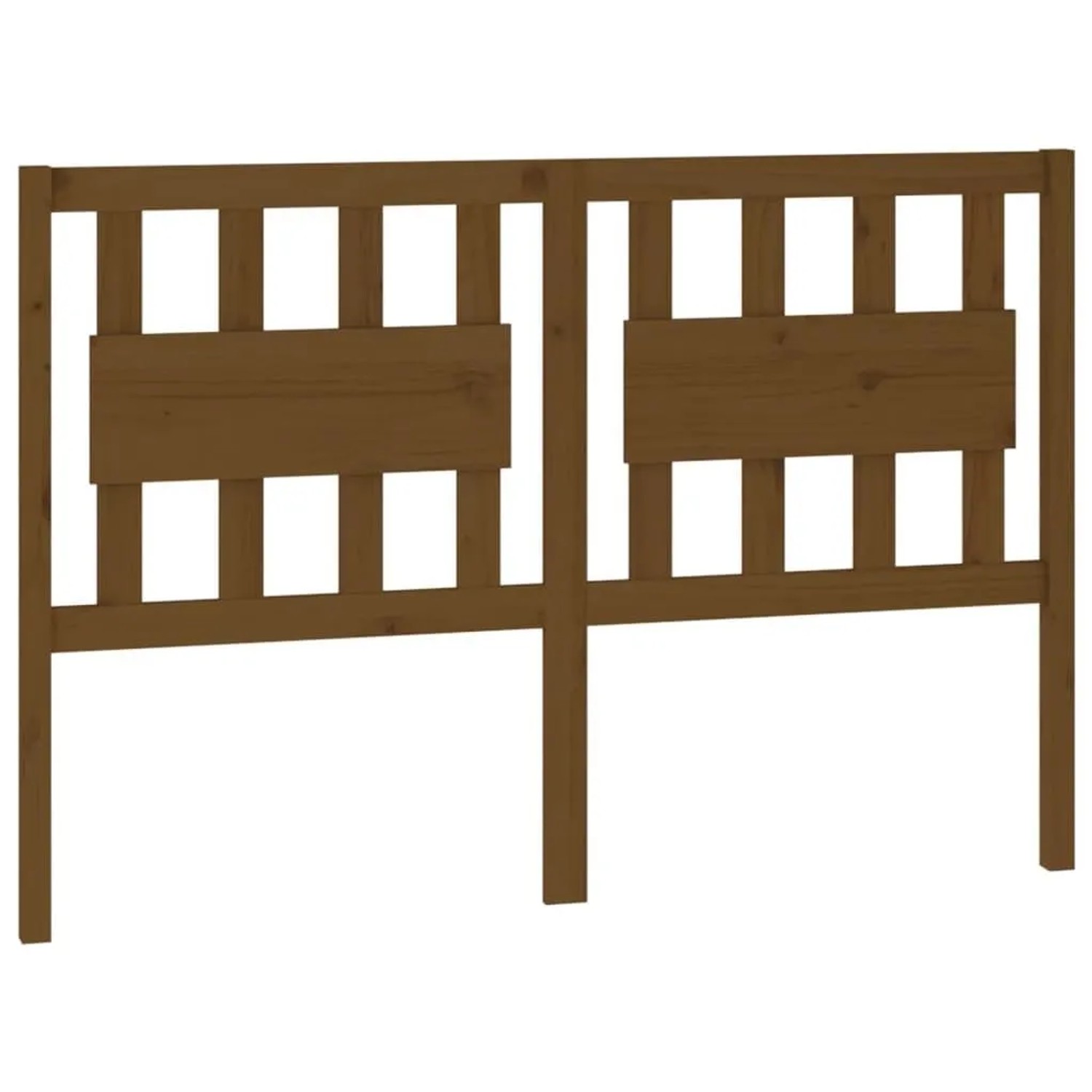 vidaXL Kopfteil Honigbraun 145,5x4x100 cm Massivholz Kiefer 818573