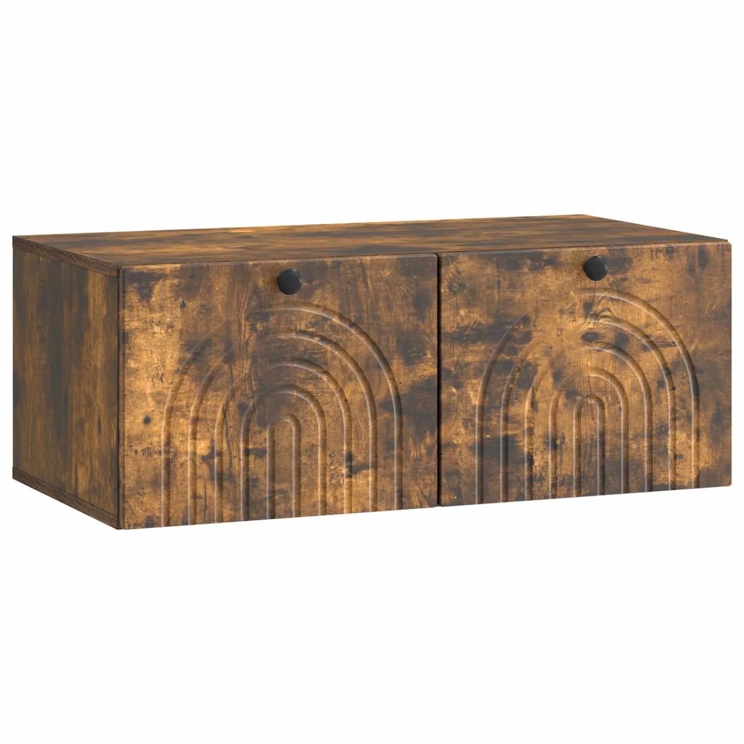 vidaXL Wandmontierter TV-Schrank Geräucherte Eiche 78,5 x 41 x 30 cm 898180