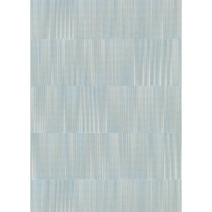 Hellgrüne Erismann Vliestapete Martinique Oxidized mit feiner Struktur und Linienmuster.