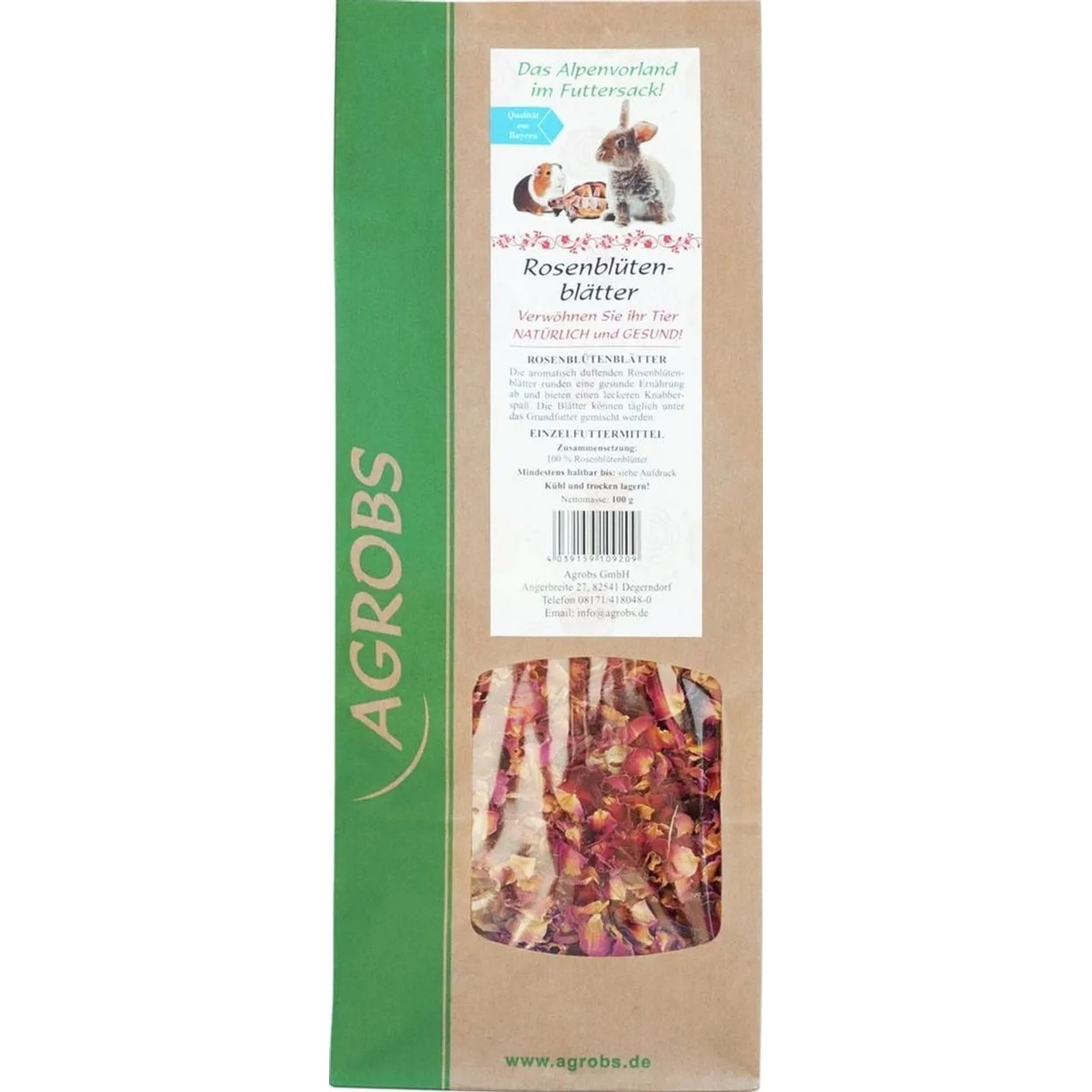 Agrobs Rosenbluetenblaetter 100 g