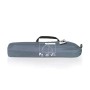 Verpackte Pavillo Strandmuschel Ramble X2 in Grau mit Tragegriff. Ideal für Camping & Strand.