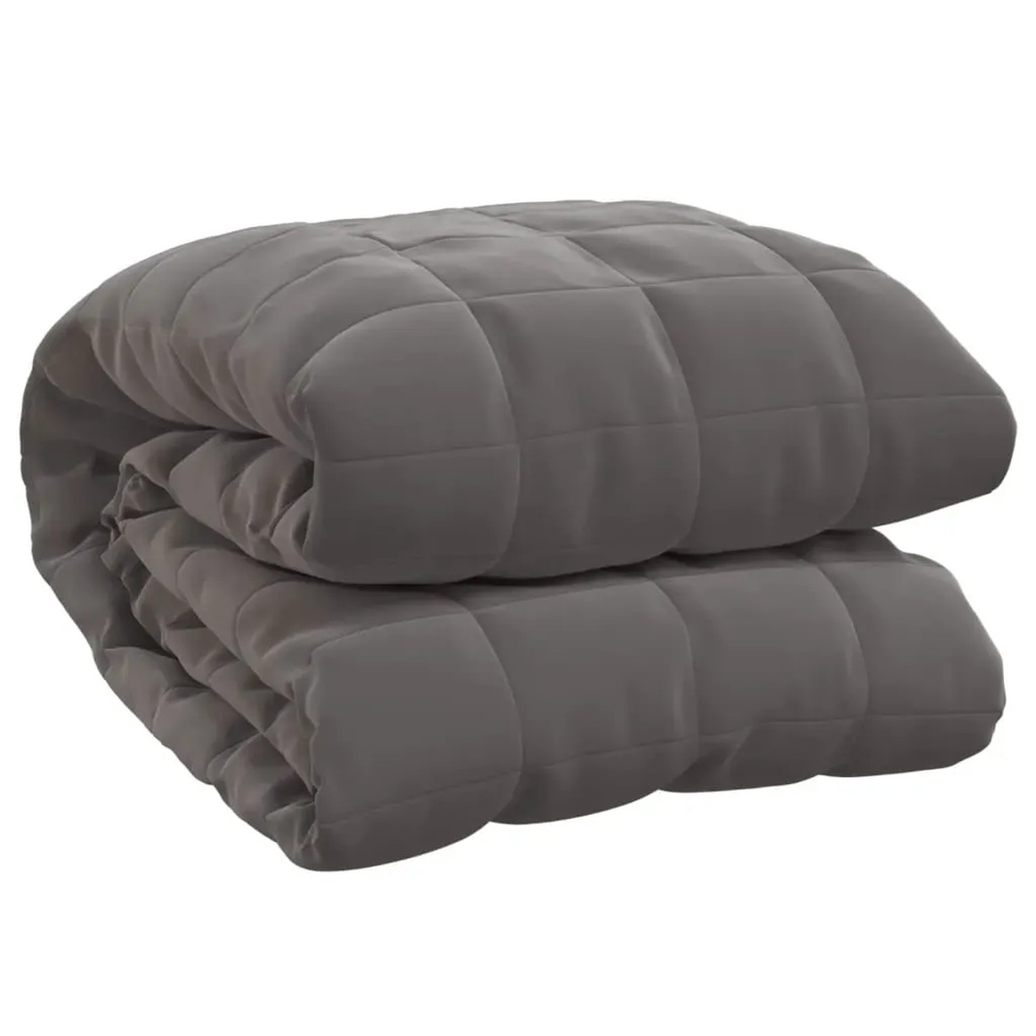 vidaXL Gewichtsdecke Grau 200x230 cm 13 kg Stoff