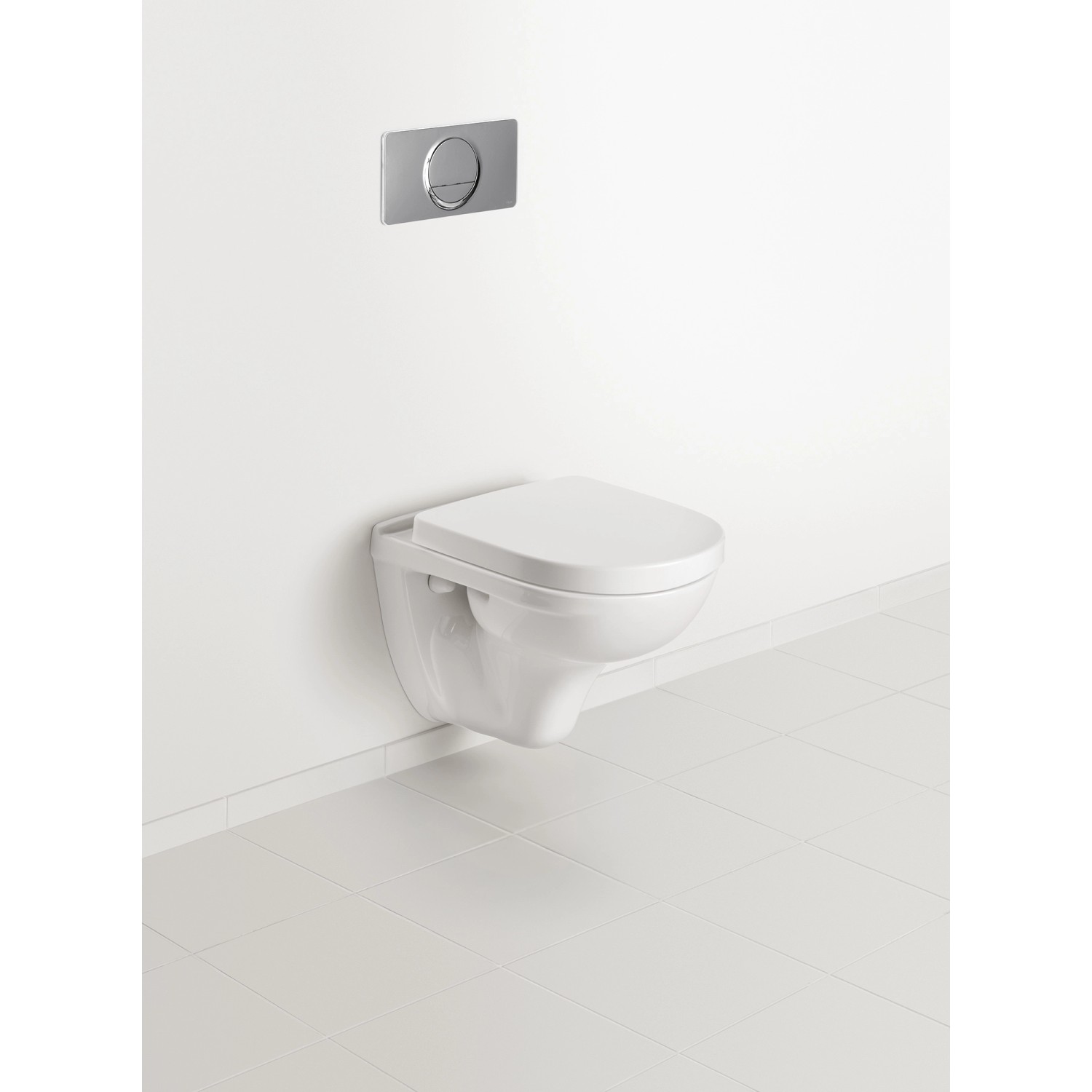 Villeroy & Boch WC-Set O.Novo compact CeramicPlus inkl. WC-Sitz