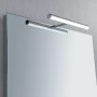 LED-Spiegelleuchte Irene S3, 28,6 cm, Chrom/Aluminium, neutralweißes Licht.