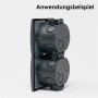 EGB UP Schalterdose 25er Netz Ø 60x41mm mit Schraube_5