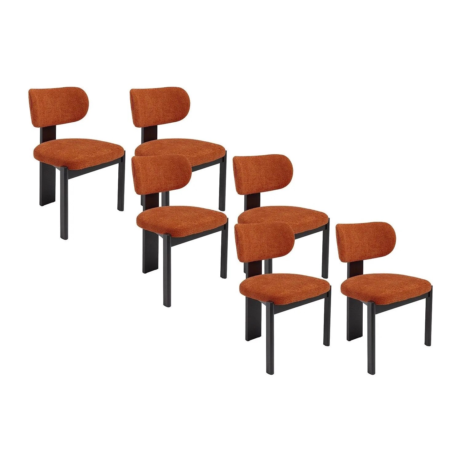 Vente-unique Stuhl Wilana Terracotta 56 cm