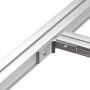 GS Terrassen T-Verbinder Aluecofix für Querprofile, links, 65x65x30 mm, zur stabilen Verbindung von Terrassendielen.