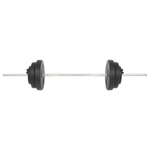 vidaXL Langhantel mit Gewichten 60 kg 3145017