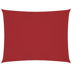 vidaXL Sonnensegel Oxford-Gewebe Rechteckig 2,5x3,5 m Rot 135646