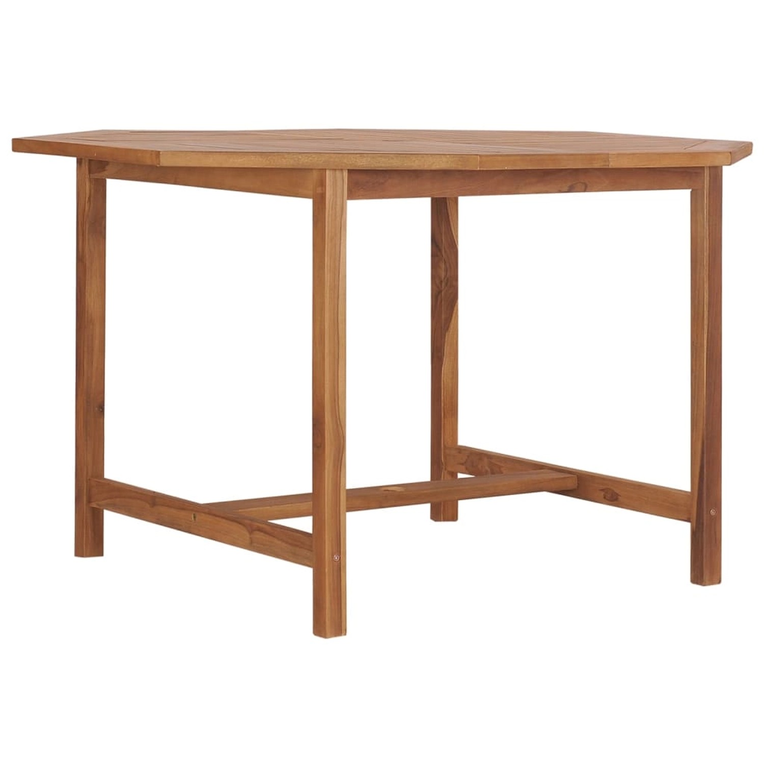 vidaXL Garten-Esstisch 110x110x75 cm Massivholz Teak 318478 günstig online kaufen