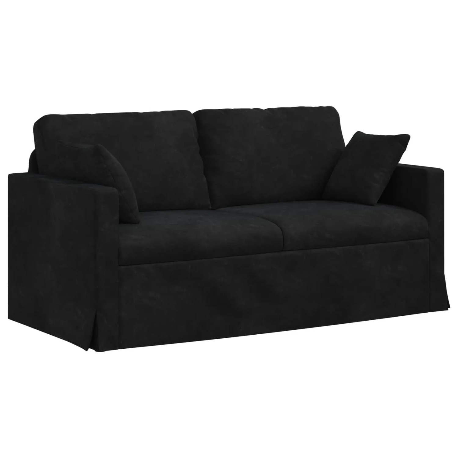 vidaXL Sofa Schwarz 158 x 78 x 80 cm Samt 42024428