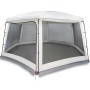 vidaXL Poolzelt mit Abnehmbarem Überzelt Netzwänden Grau 670x590cm 4100633_3