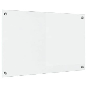 vidaXL Küchenrückwand Transparent 80 x 50 cm Gehärtetes Glas 42018024