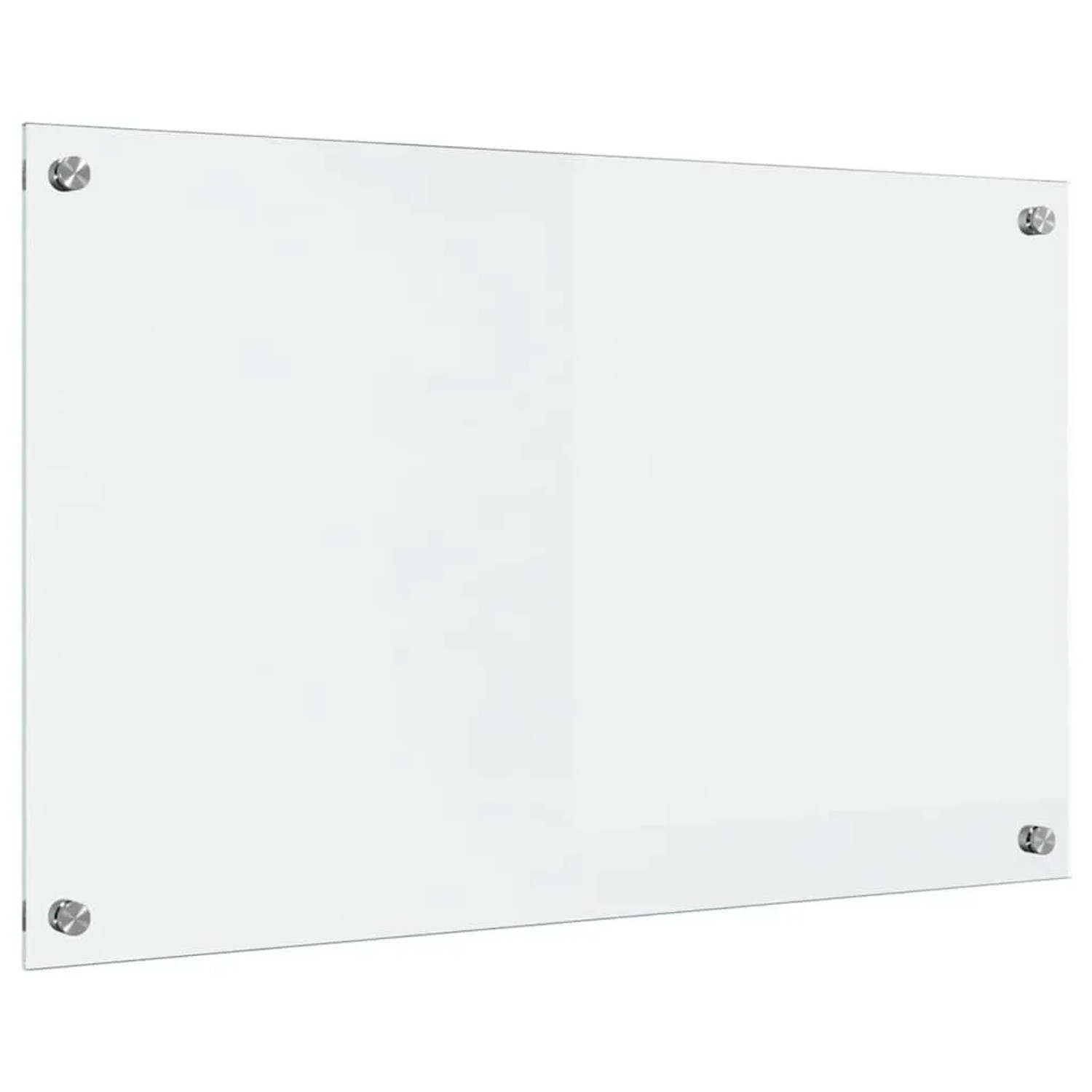 vidaXL Küchenrückwand Transparent 80 x 50 cm Gehärtetes Glas 42018024