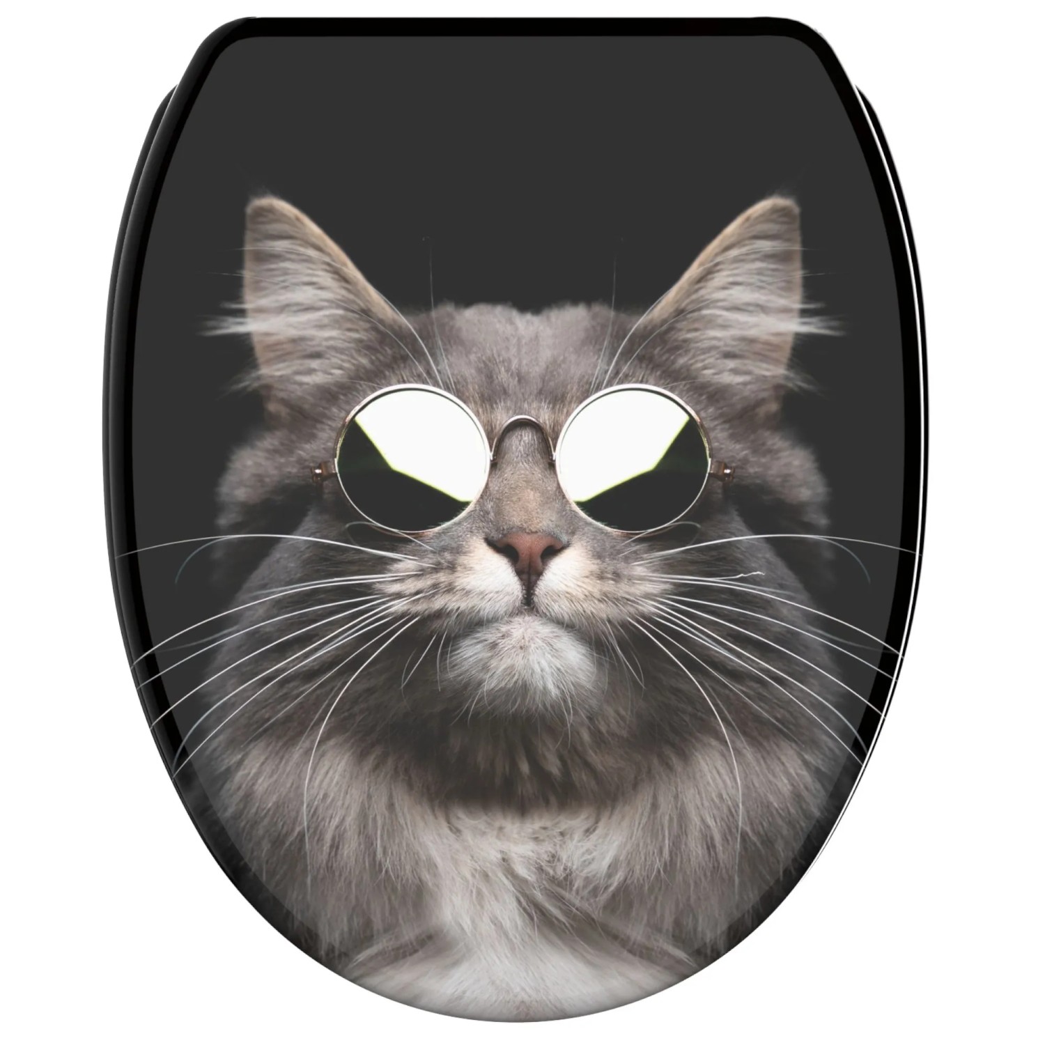 SANILO WC Sitz mit Absenkautomatik Top Fix Cool Cat