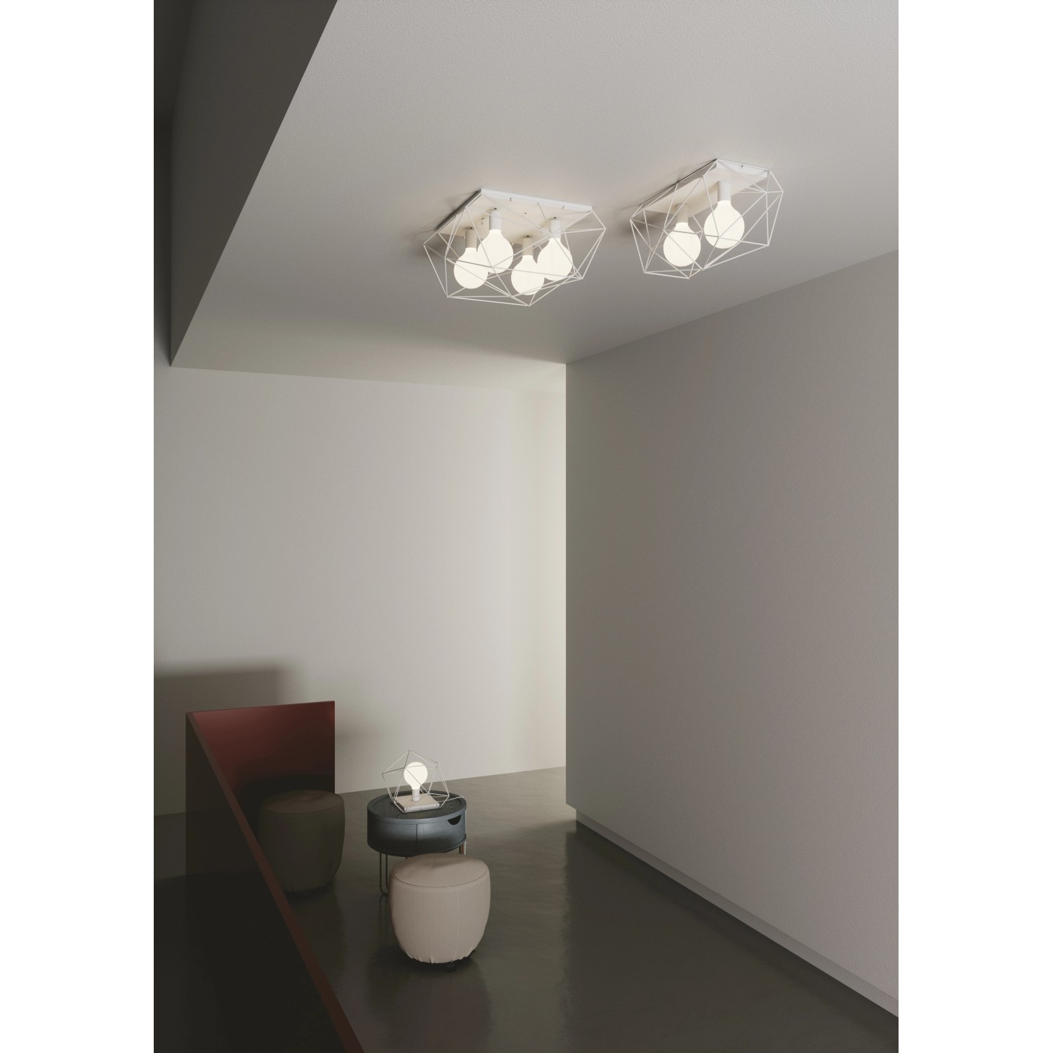 Luce Design Deckenleuchte Abraxas 4-flammig Weiß 51 cm x 62,5 cm kaufen bei  OBI