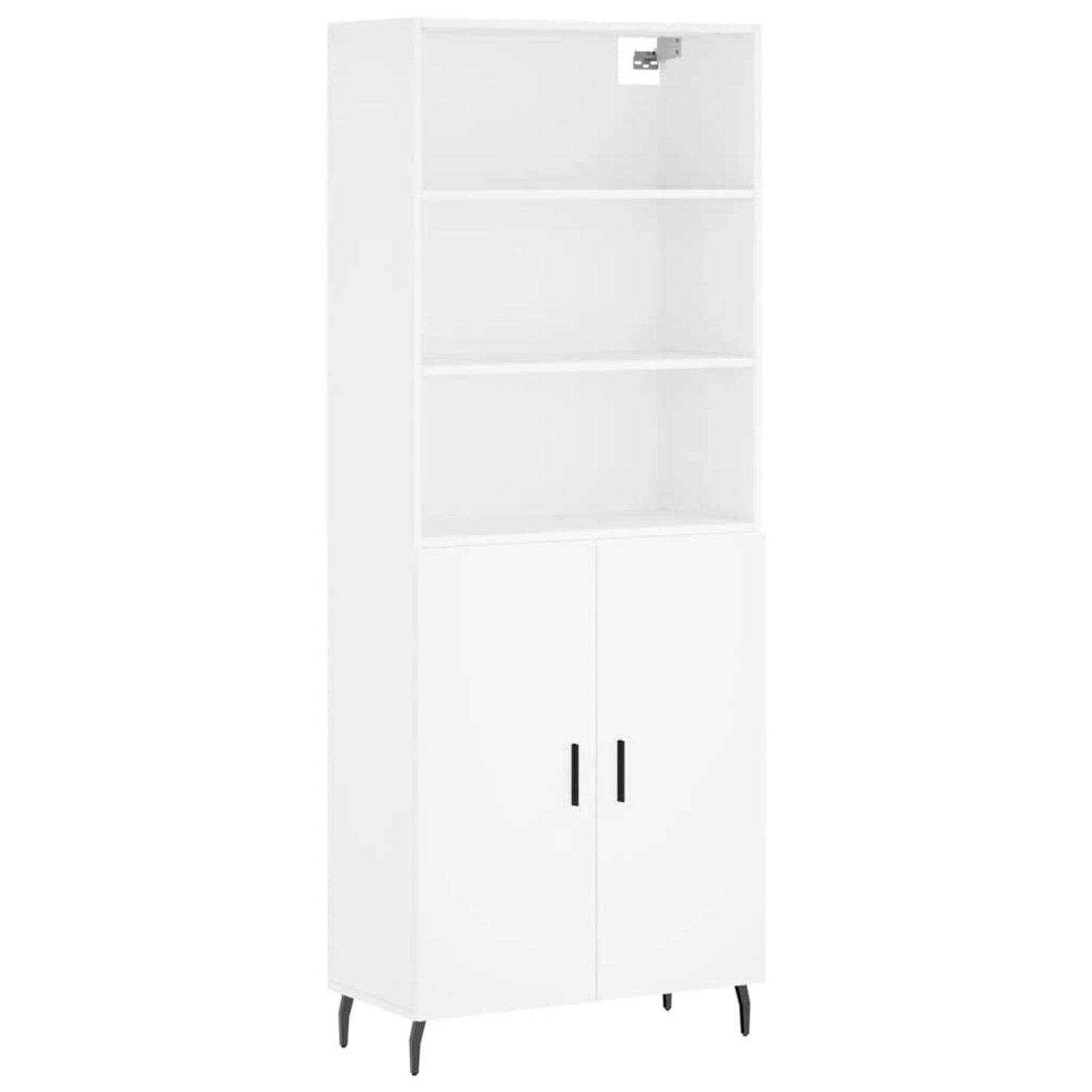 vidaXL Highboard Weiß 69,5x34x180 cm Holzwerkstoff 3189269 günstig online kaufen