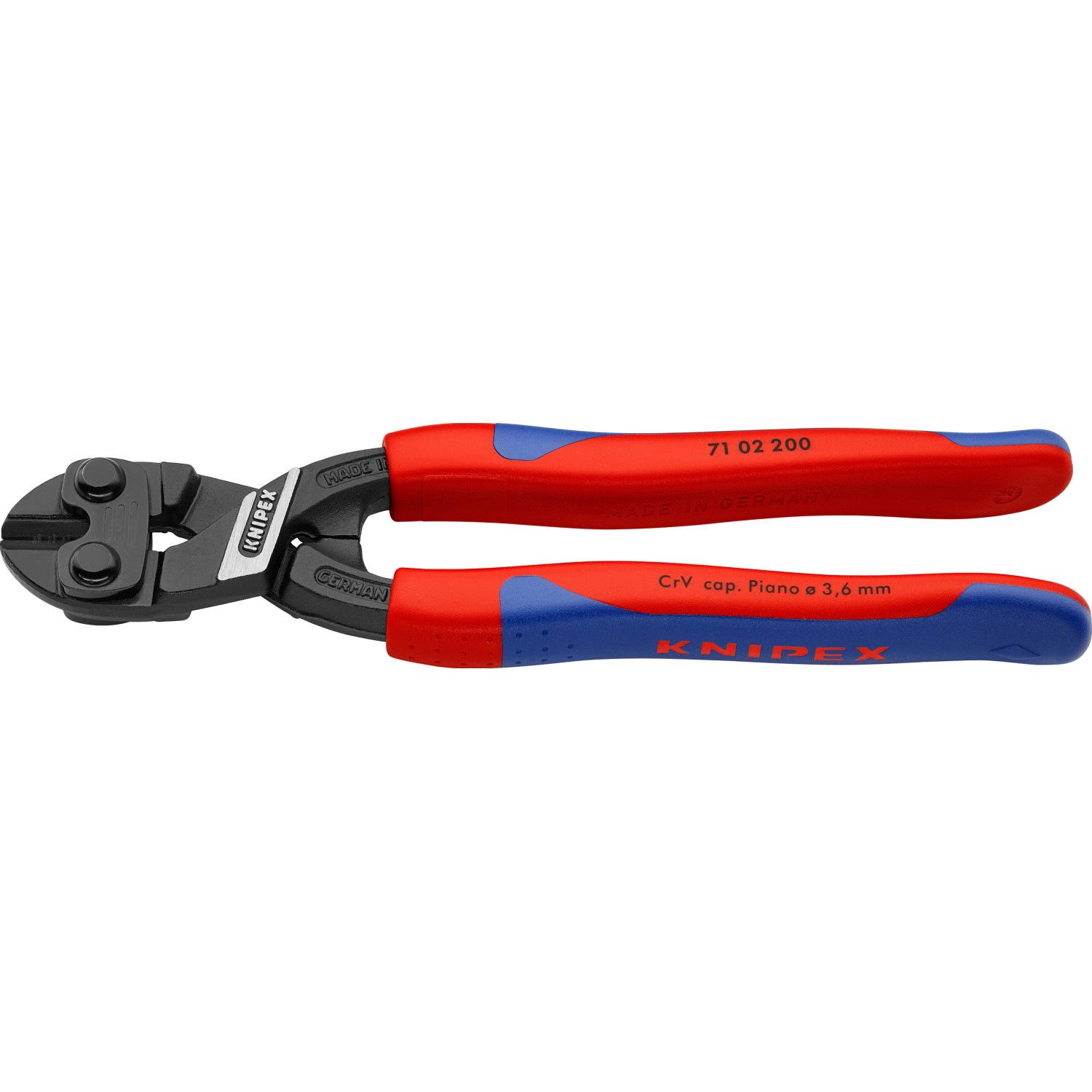 Knipex CoBolt Kompakt-Bolzenschneider schwarz atramentiert 200 mm