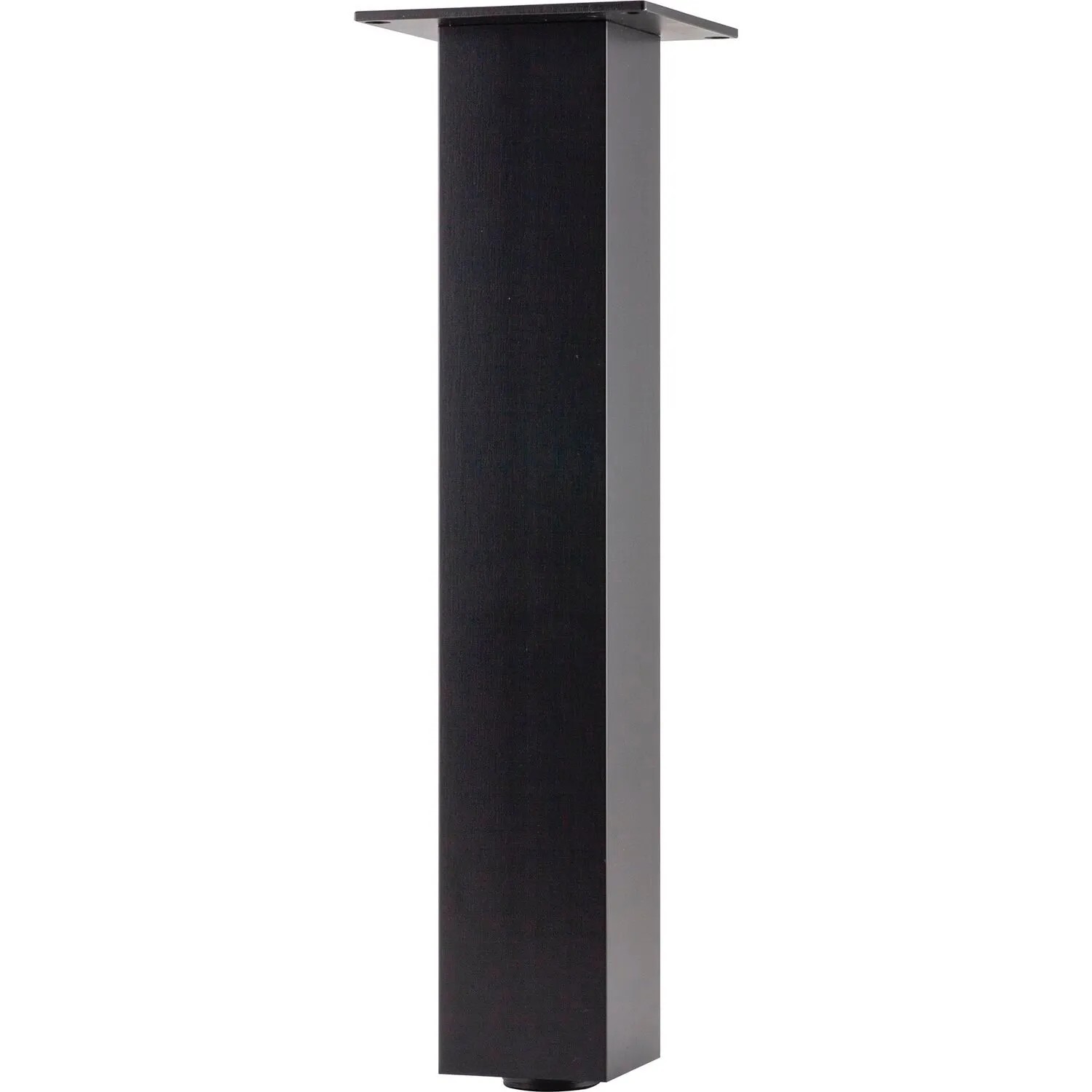 Simausrom Tischbein aus Metall 70x70x420 mm Tischfuß Aluminium Schwarz