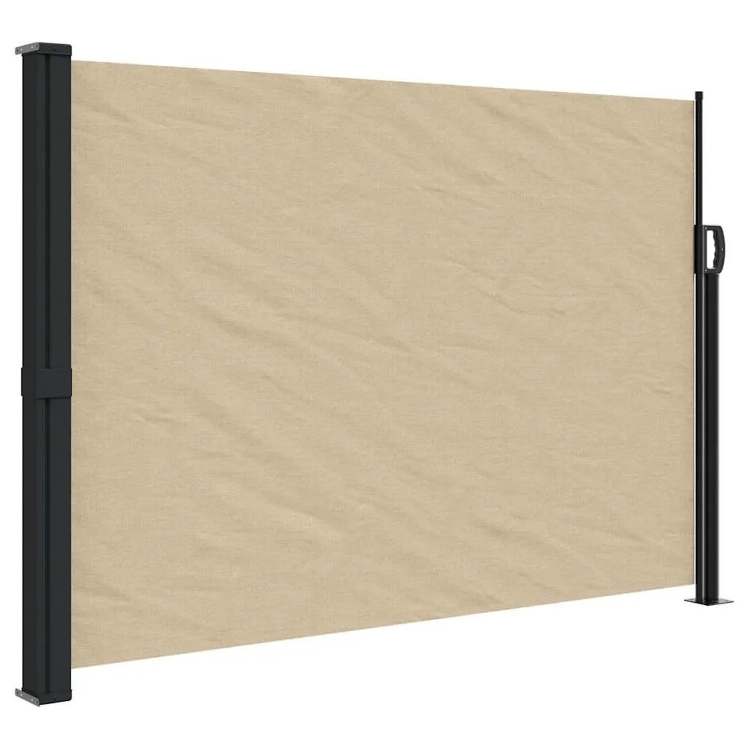 vidaXL Seitenmarkise Ausziehbar Beige 140x500 cm 4004420
