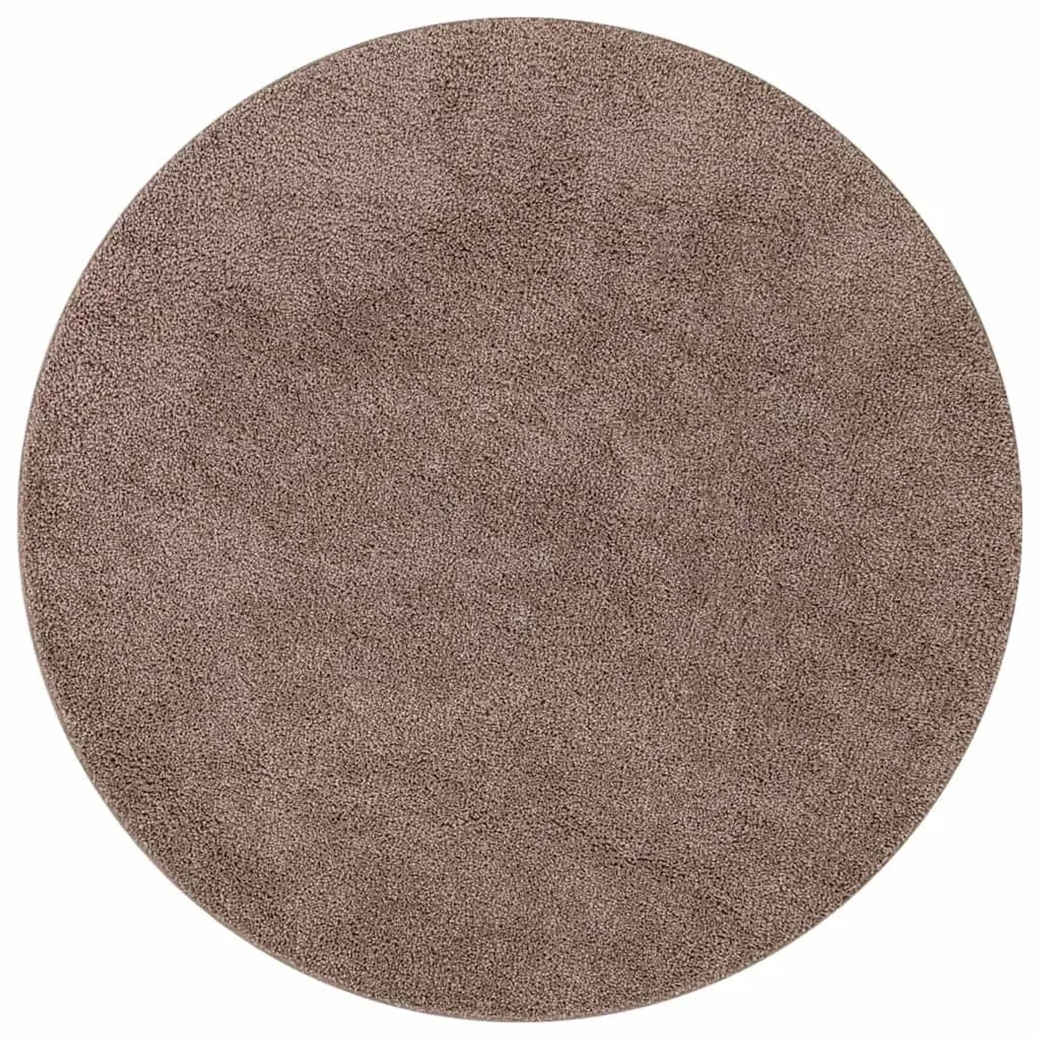 vidaXL Anti-Rutsch Shaggy Teppich Braun 120 x 120 cm PP 4019800 günstig online kaufen