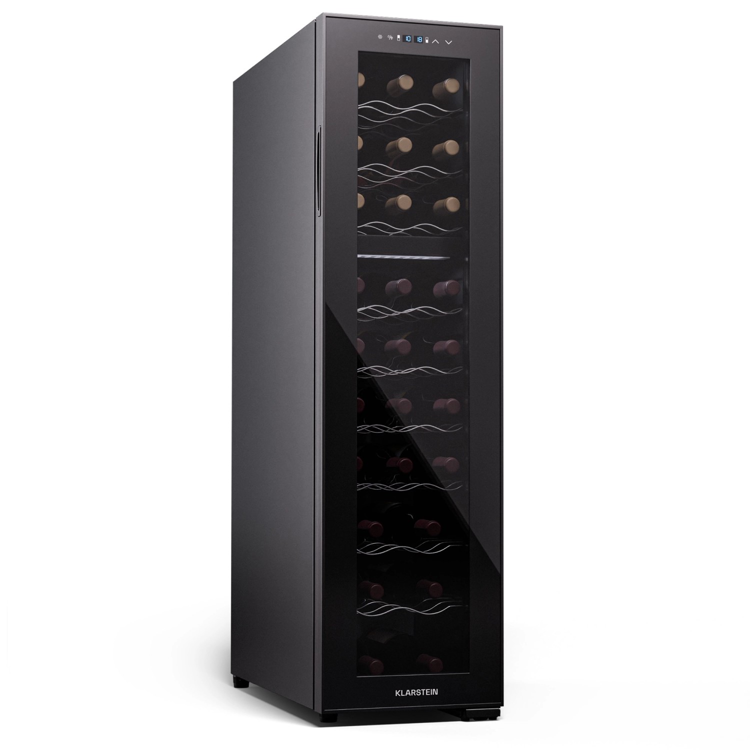 Klarstein Shiraz 27 Duo Weinkühlschrank 2 Zonen 83 L 27 Flaschen 5-18 °C To günstig online kaufen