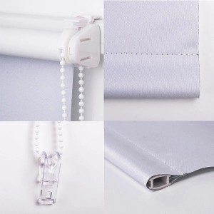 Jet-Line Indoor Rollo Weiss Blickdicht 150 x 110 cm