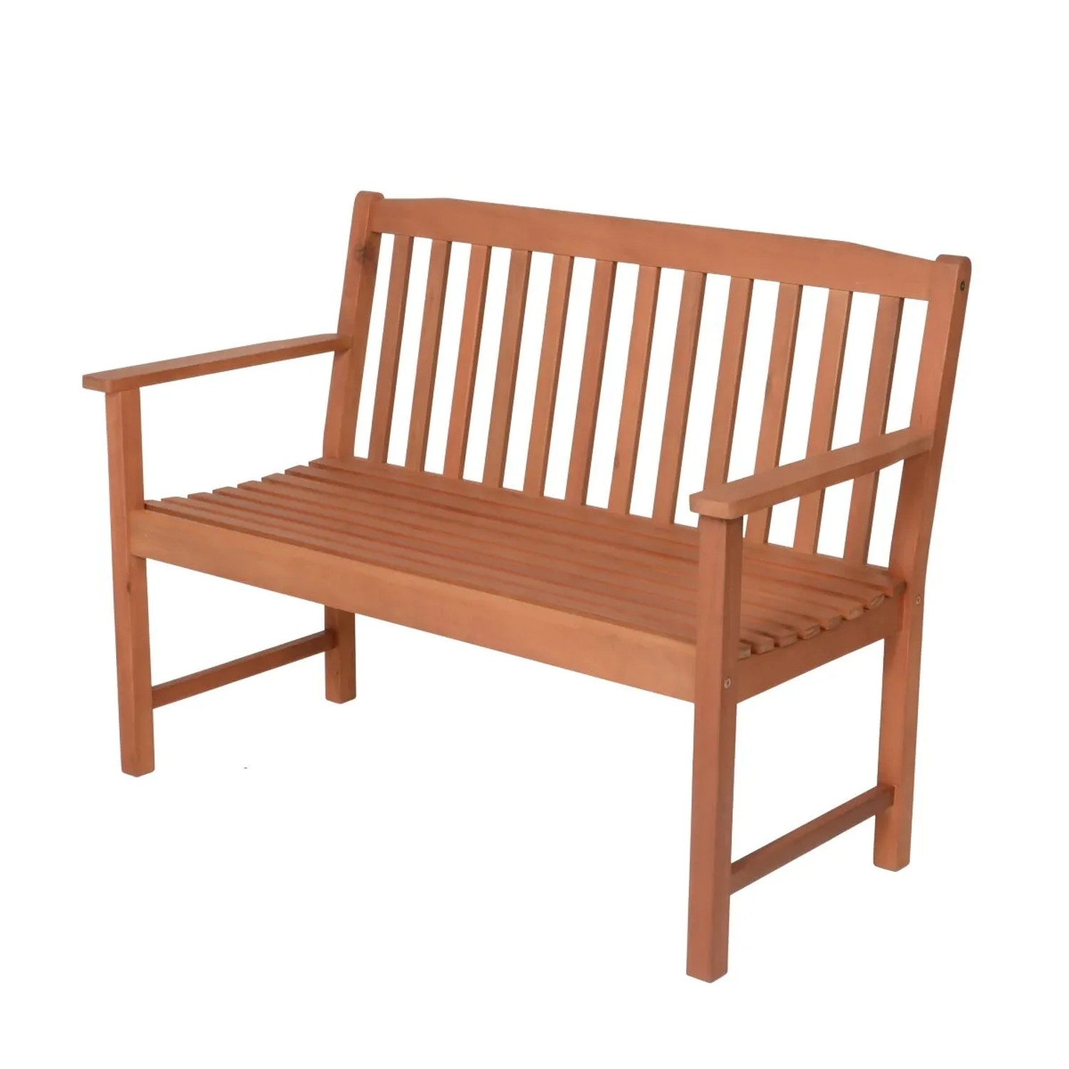 Sedex Gartenbank King 2-Sitzer aus Eukalyptusholz in Natur für Garten, Terrasse oder Balkon.