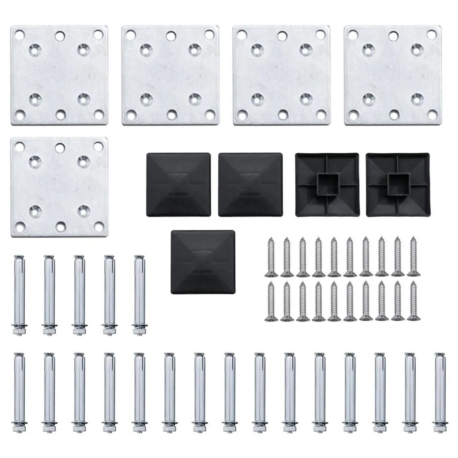 vidaXL Zaunelement Set WPC 699x146 cm Braun 3070453_10
